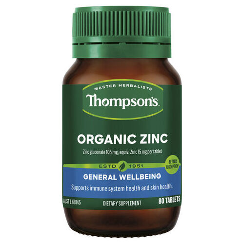 Thompson's-Organic Zinc 80T