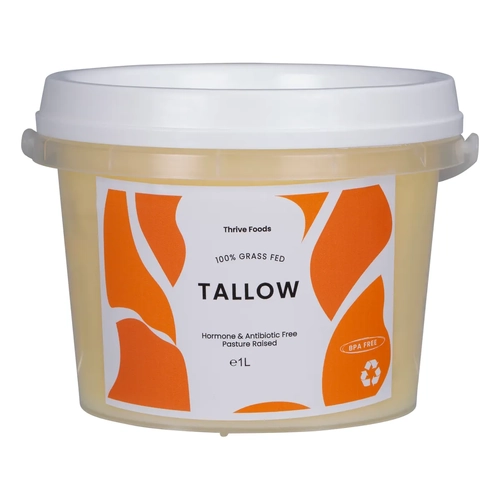 Thrive Tallow-100% Grass Fed Tallow 1L