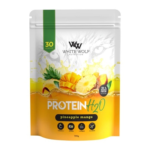 White Wolf Nutrition-Protein H2O Water Mango Pineapple 705G